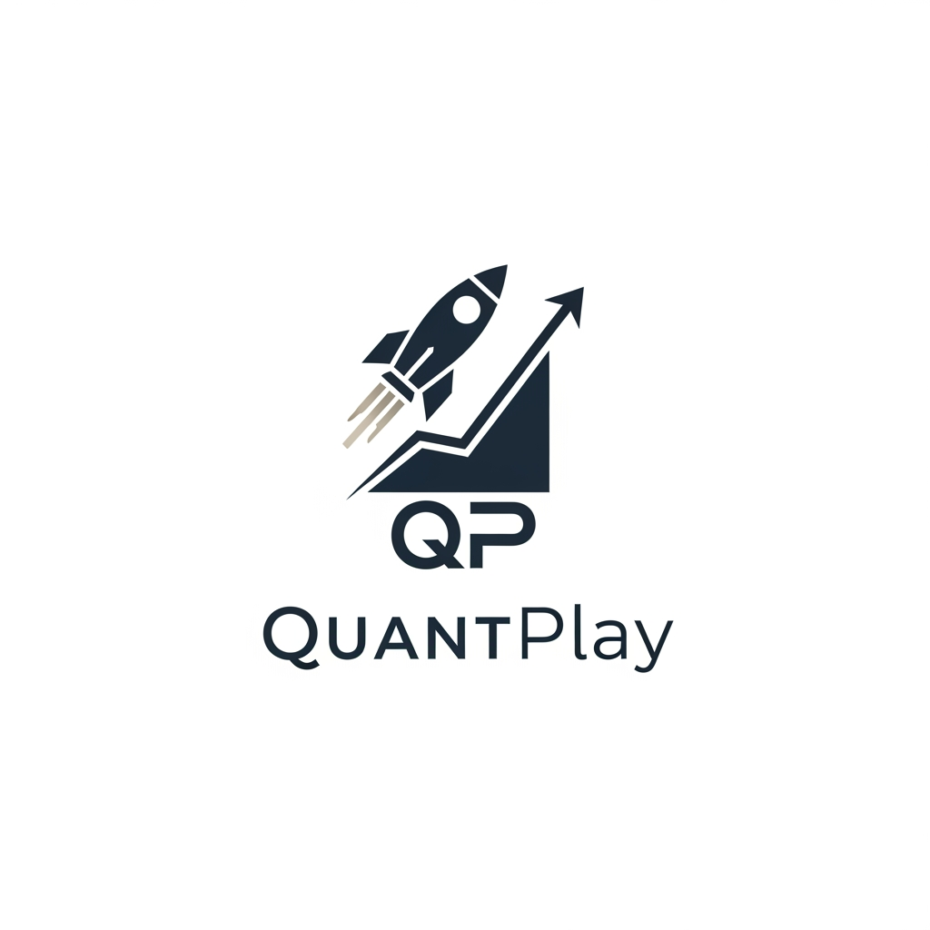 AI Design for Design a logo for a company that specializes in developing casino games, primarily crash games. The company's name is QuantPlay.
The logo should be minimalist and conservative.