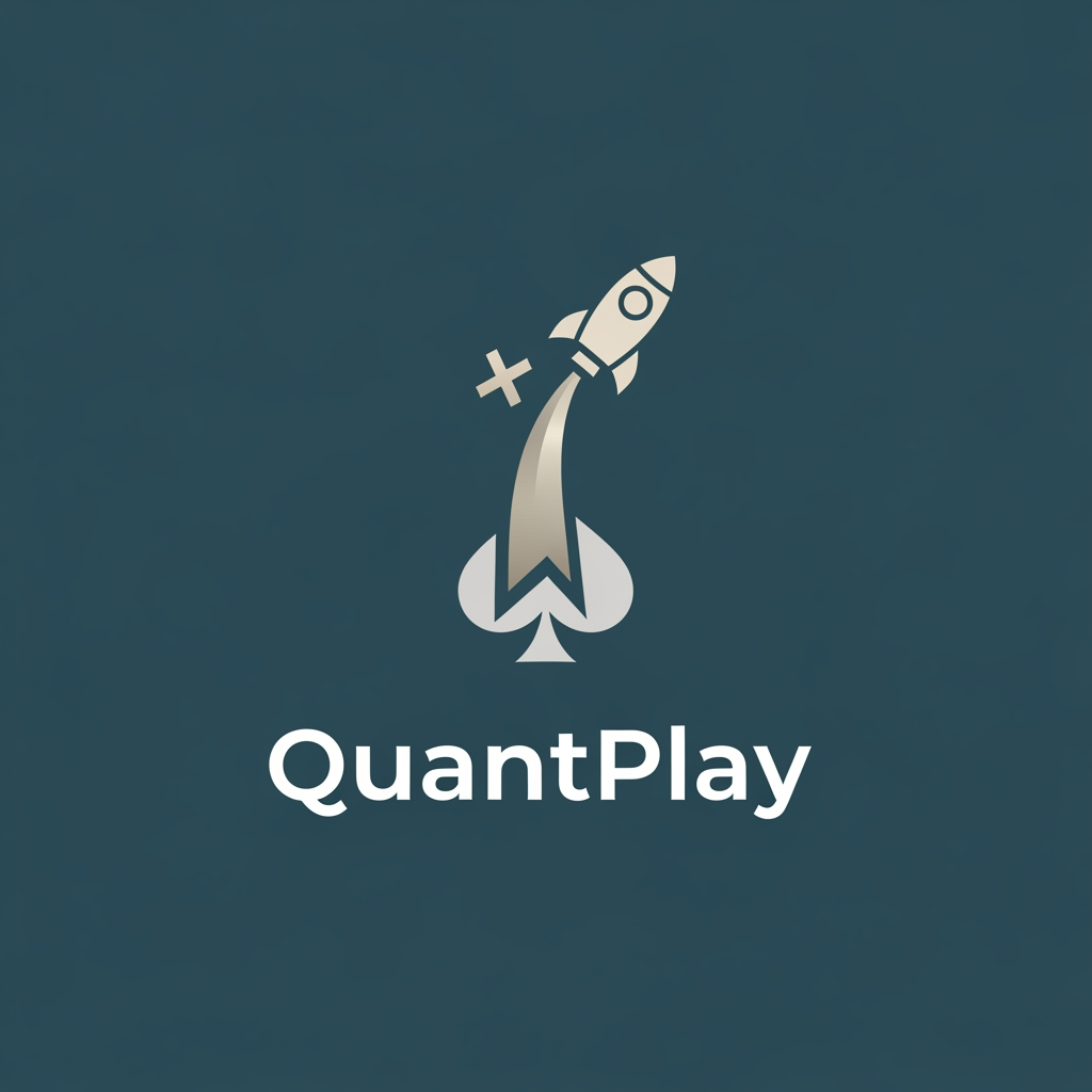 AI Design for Design a logo for a company that specializes in developing casino games, primarily crash games. The company’s name is QuantPlay.
The logo should be minimalist and conservative. At the same time, include some casino-related elements in the logo.