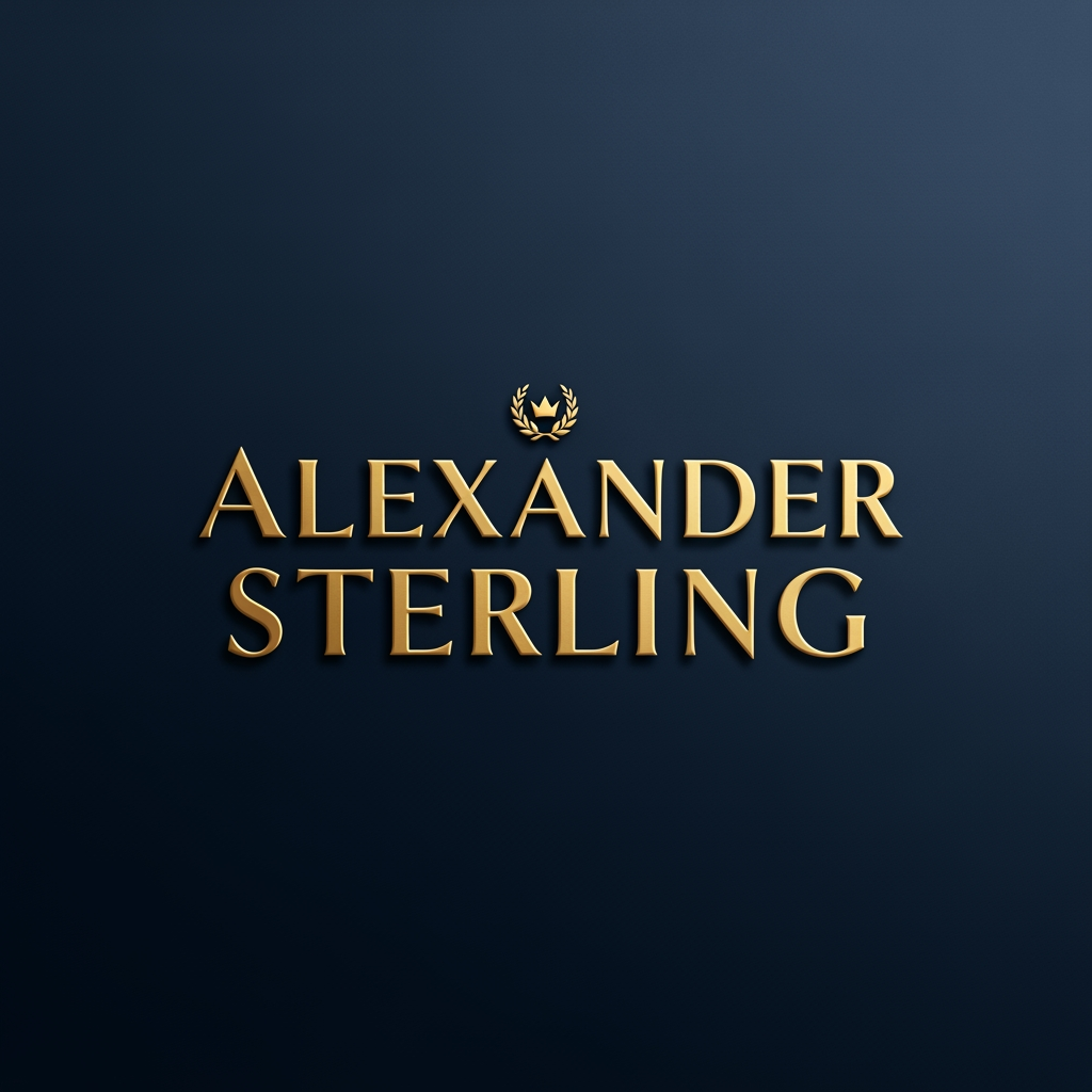 AI Design for i want to make my name logo for my digital marketing portfolio. Something feels rich, premium luxury