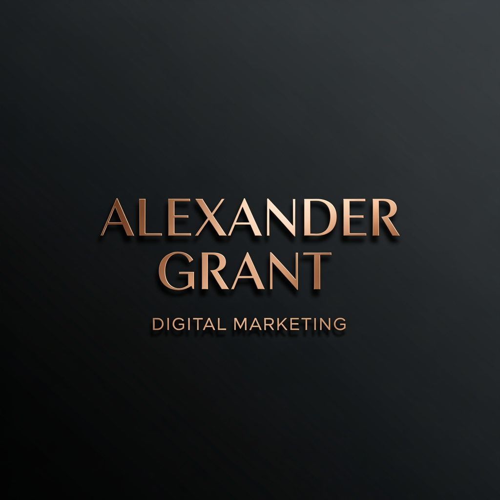 AI Design for i want to make my name logo for my digital marketing portfolio. Something feels rich, premium luxury