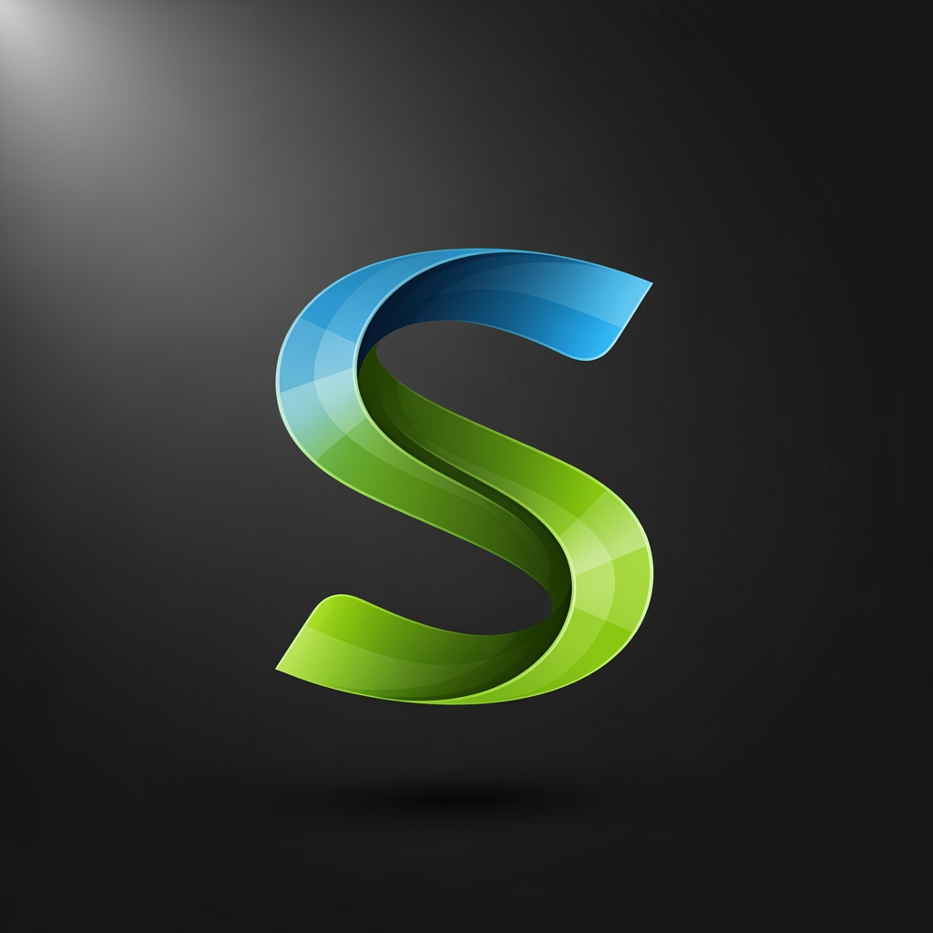 AI Design for S letter logo