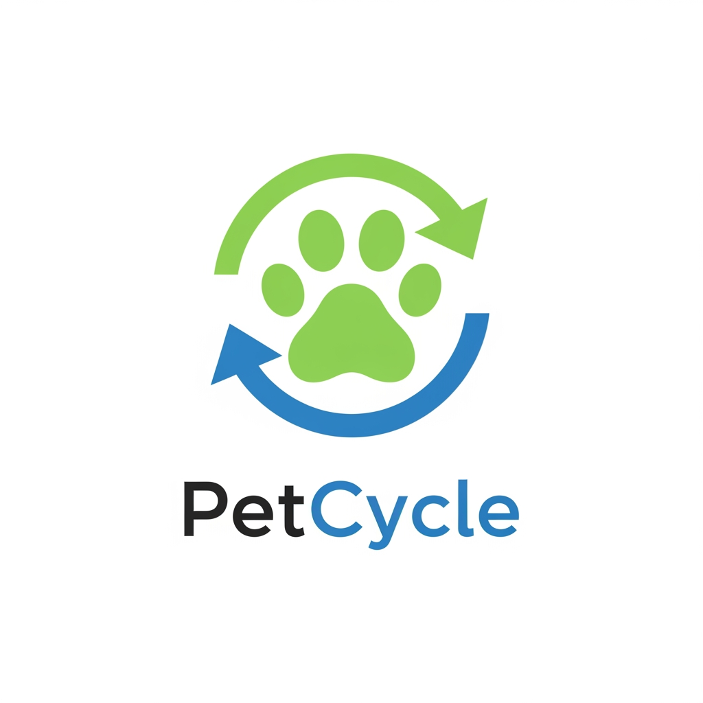 AI Design for i want to make a logo for PetCycle, it is a pet health tracking app