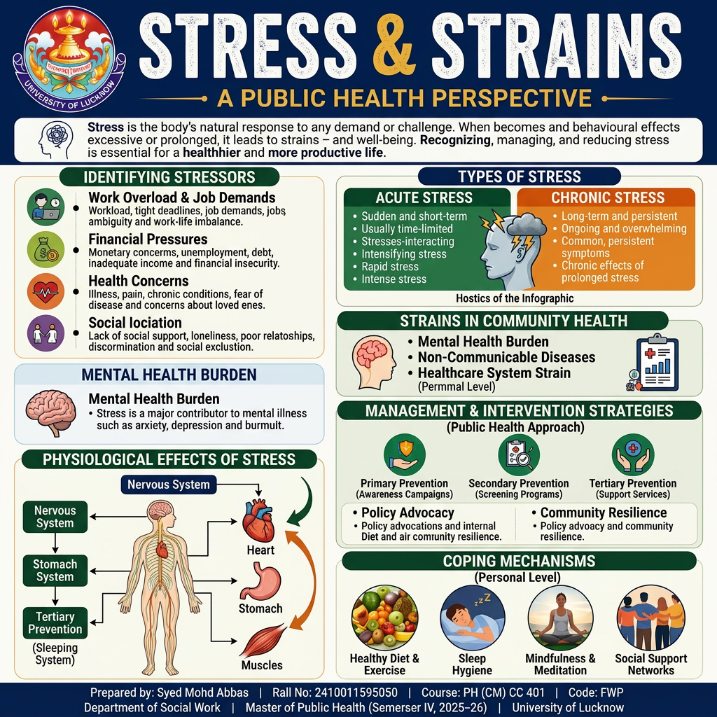 AI Design for Improve this poster design with the content on stress and strains for printing