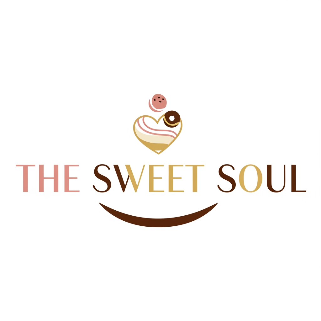 AI Design for Brand Name : THE SWEET SOUL. The logo needs to morden. we are selling cakes, pastries, donuts and brownies. want a brand logo