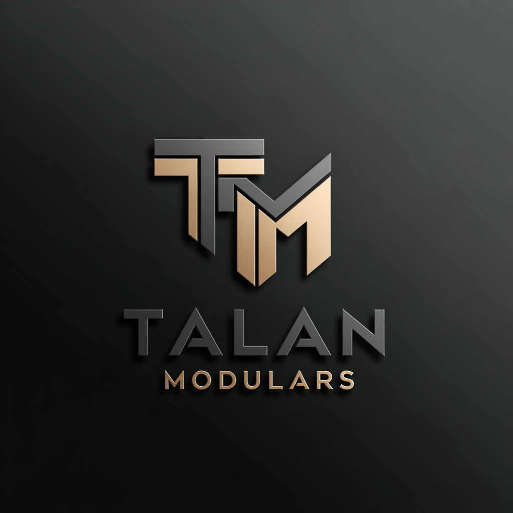 AI Design for Create a world-class logo for **"Talan Modulars"**, a premium modular furniture and interior manufacturing company with its own production facility. The logo should reflect the design standards of **2026**: minimal, intelligent, timeless, and instantly recognizable, avoiding outdated effects or overly decorative styling.
The primary focus must be a **custom "TM" monogram** that serves as the core brand identity. Design the monogram using strong geometric forms, architectural balance, and purposeful negative space so that it can function independently as an iconic brand mark. The "TM" should subtly suggest modular construction, precision manufacturing, cabinetry, panel systems, or interior layouts through abstract interlocking shapes rather than literal furniture illustrations.
Adopt a **modern luxury aesthetic** inspired by premium architecture and contemporary industrial design. The logo should communicate craftsmanship, innovation, reliability, and sophistication with a clean, confident appearance suitable for a high-end manufacturing brand.
Use a refined color palette consisting of:
* Matte Charcoal Grey as the dominant base.
* Brushed or satin Champagne Gold as a premium accent.
* Metallic finishes should be understated and elegant, never flashy or mirror-like.
Typography should use a bold, custom-feeling geometric sans-serif with exceptional kerning and alignment. The wordmark **"Talan Modulars"** and the monogram should feel like one cohesive visual system, with balanced proportions and a strong sense of hierarchy.
The presentation should feature **subtle premium 3D depth**, soft studio lighting, realistic material textures, gentle reflections, and clean shadowing. Avoid exaggerated bevels, heavy embossing, glowing effects, or excessive gradients. The result should feel sophisticated and contemporary rather than ornamental.
Compose the design on a dark charcoal or black gradient background that enhances contrast while keeping attention on the logo itself. Ensure the composition is centered, spacious, and visually balanced.
The logo must also be practical for real-world use:
* Scalable from app icons to large storefront signage.
* Instantly recognizable in monochrome.
* Suitable for laser engraving, embossing, packaging, print, and digital branding.
* Memorable with a simple silhouette and distinctive geometry.
Avoid generic construction symbols, roofs, houses, tools, chairs, sofas, realistic wardrobes, clip-art elements, excessive detail, or visual clutter. Prioritize simplicity, originality, precision, and longevity so the identity remains modern for years to come.
Deliver an ultra-high-resolution, 4K-quality premium brand presentation with razor-sharp details, showcasing a distinctive, future-ready logo that could stand alongside leading global luxury design and manufacturing brands.