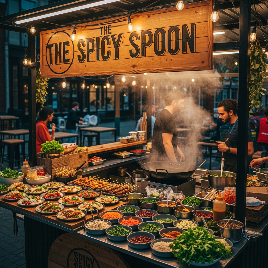 AI Design for STREET FOOD BRAND