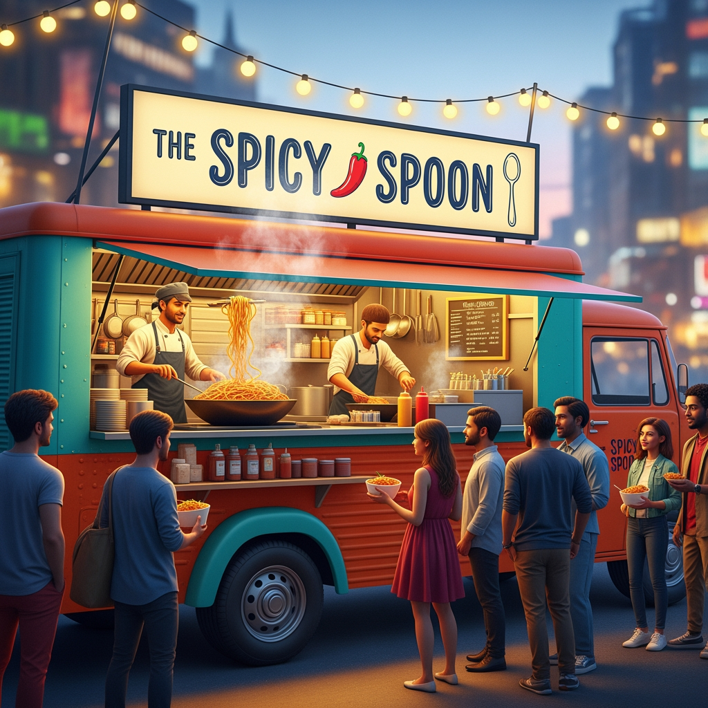 AI Design for STREET FOOD BRAND