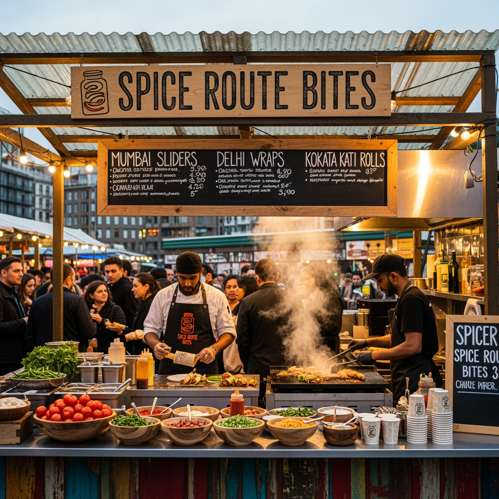 AI Design for STREET FOOD BRAND