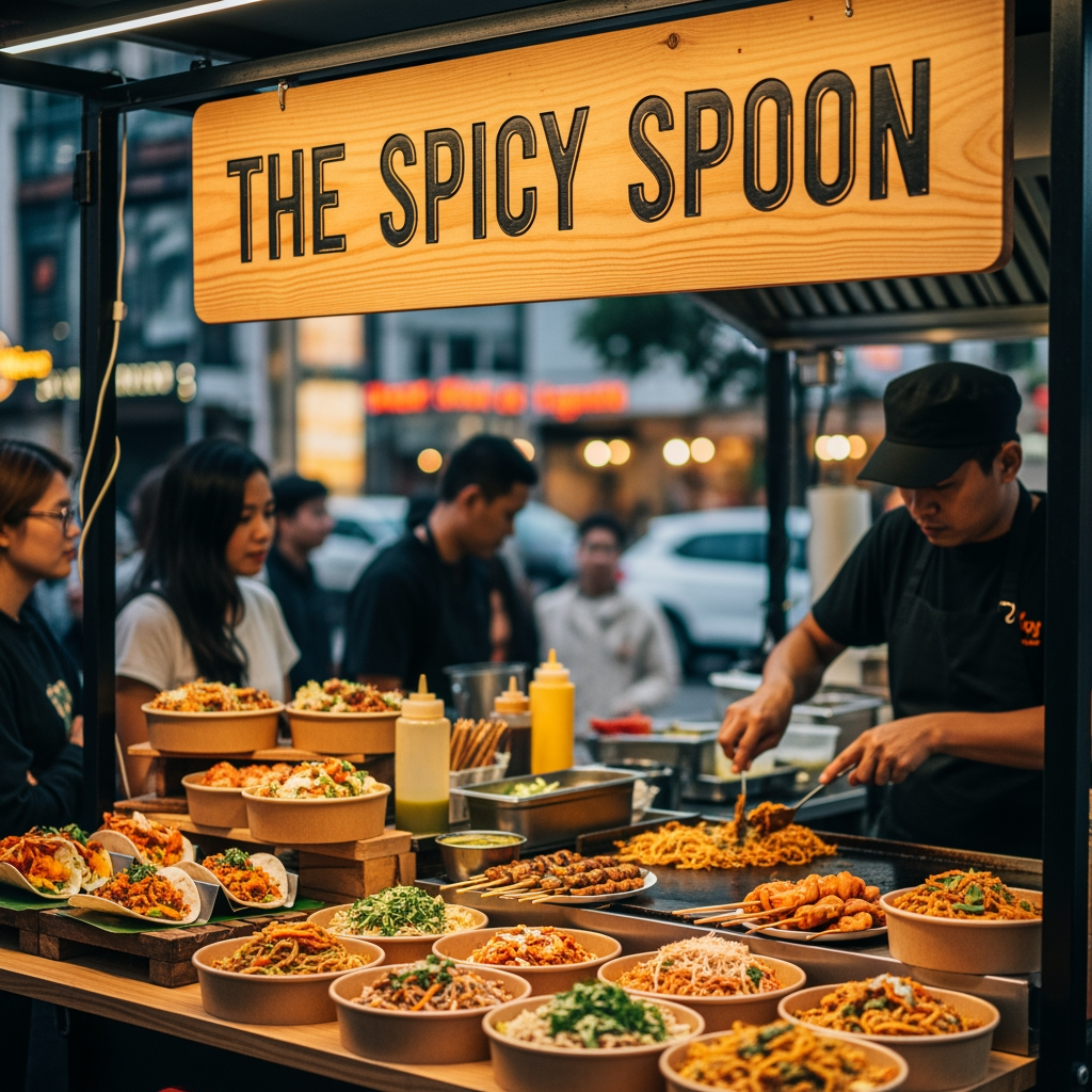 AI Design for STREET FOOD BRAND