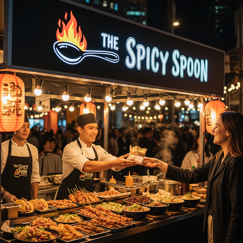AI Design for STREET FOOD BRAND