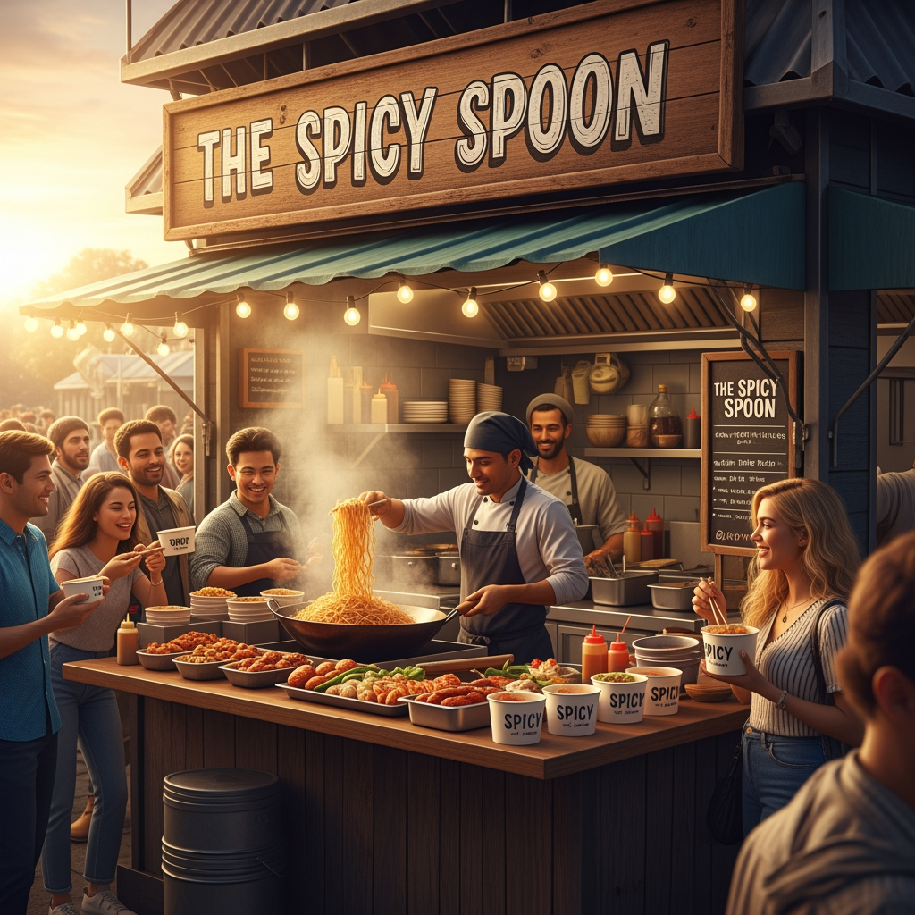 AI Design for STREET FOOD BRAND