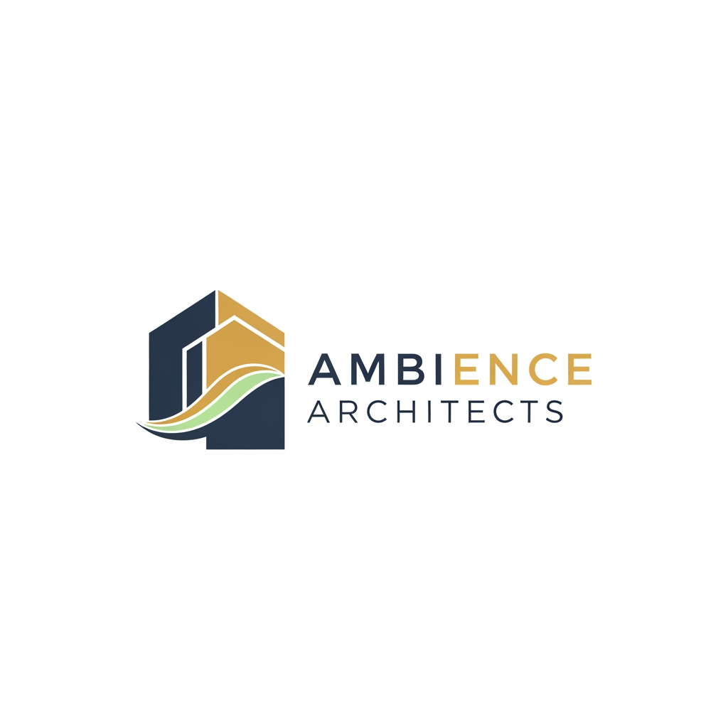 AI Design for i want a proffessional logo for my company.create some logos with name 'ambience architects'.
