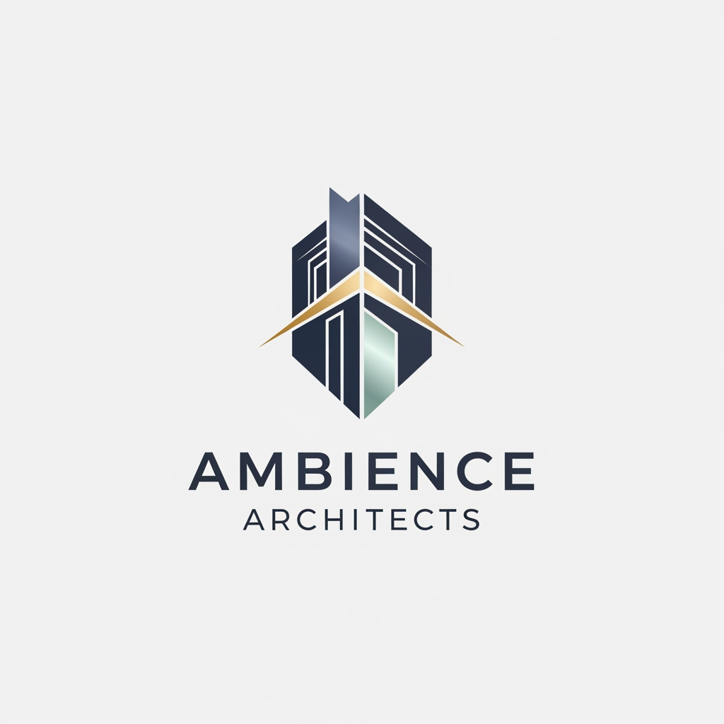 AI Design for i want a proffessional logo for my company.create some logos with name 'ambience architects'.