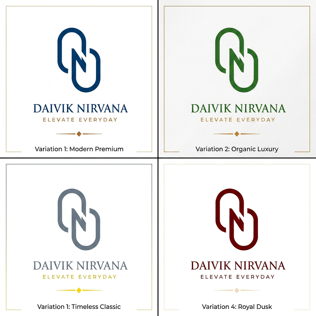 AI Design for please show me the different colour combination this logo