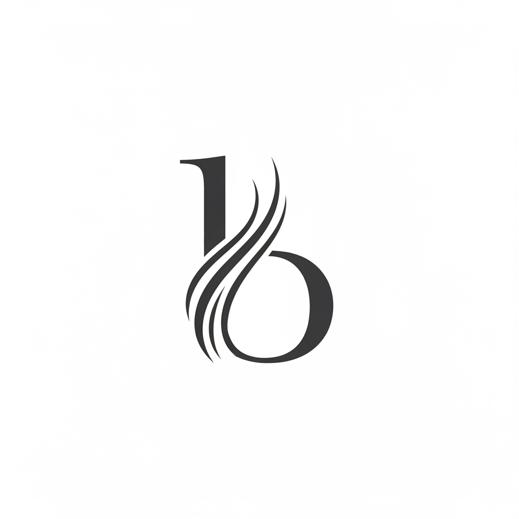 AI Design for Create a B with hair but not so obvious for branding
a simple one
