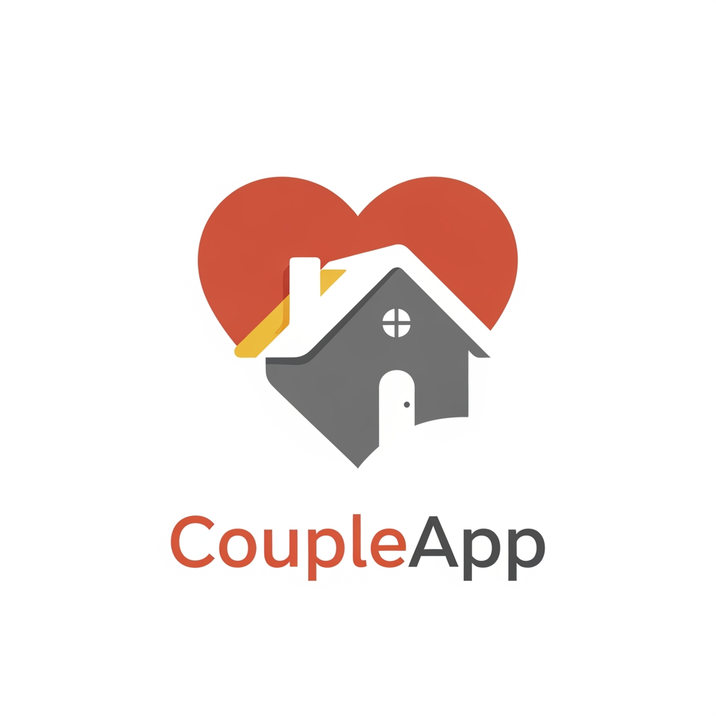 AI Design for its a couple app app
needs on the logo heartshap and feel like a home