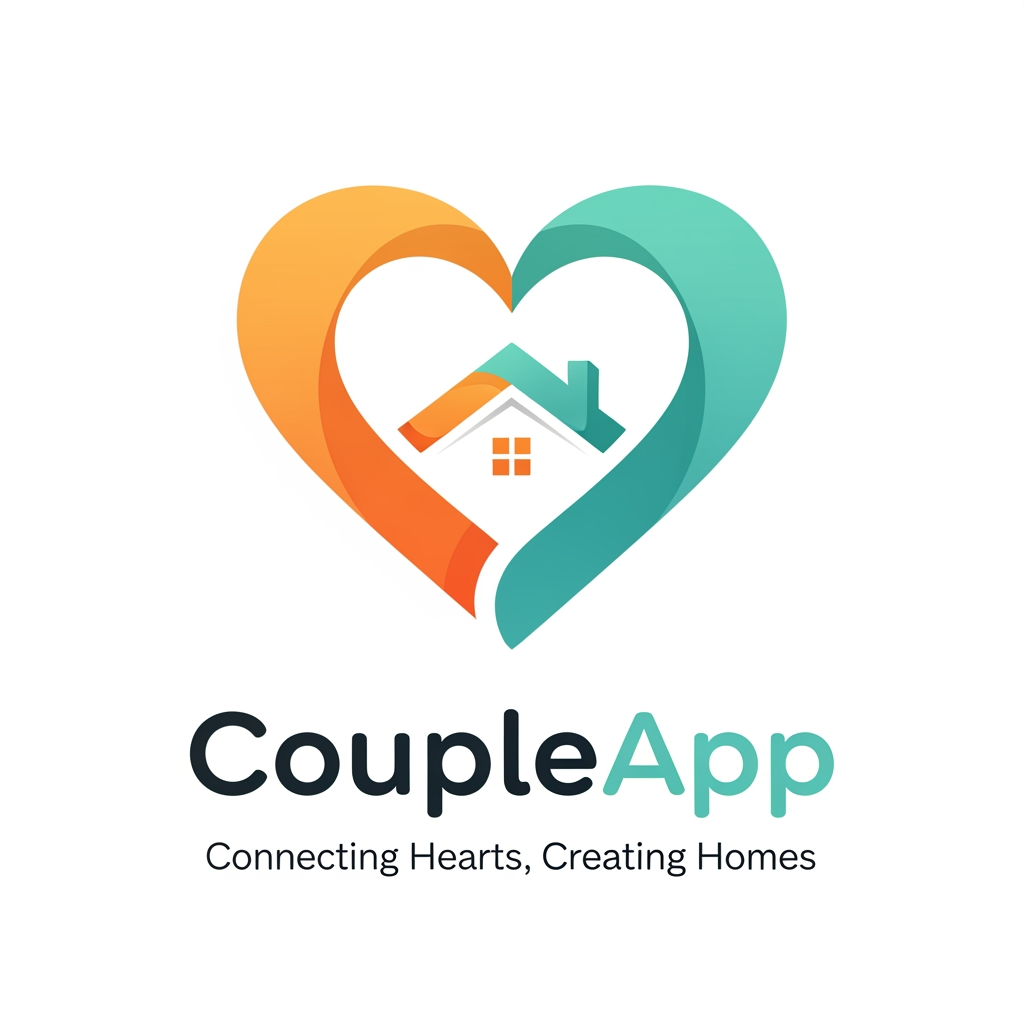 AI Design for its a couple app app
needs on the logo heartshap and feel like a home