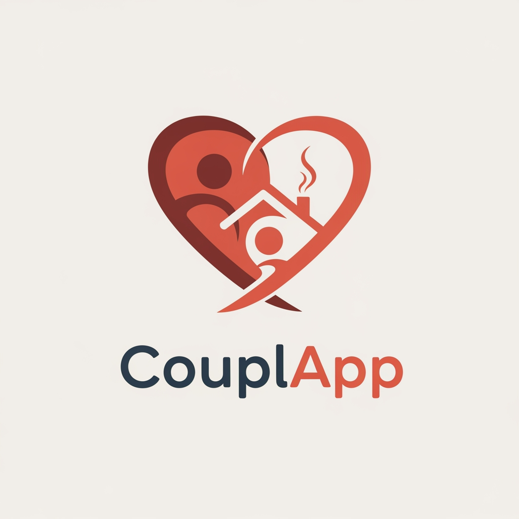 AI Design for its a couple app app
needs on the logo heartshap and feel like a home