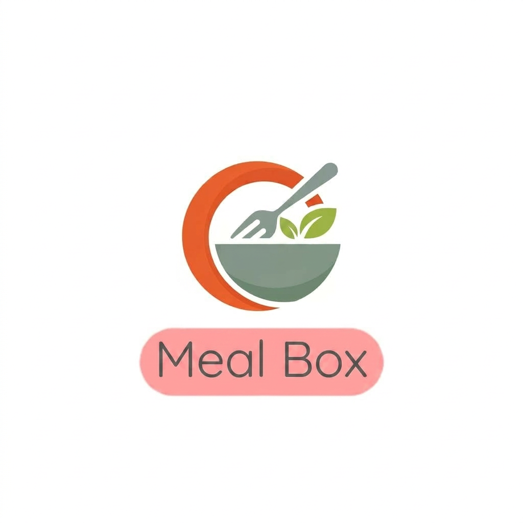 AI Design for The area highlighted in semi-transparent red in this image indicates where to make changes. Meal Box