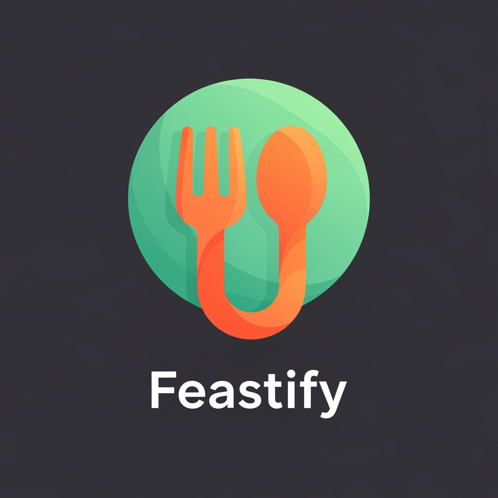 AI Design for food app logo design