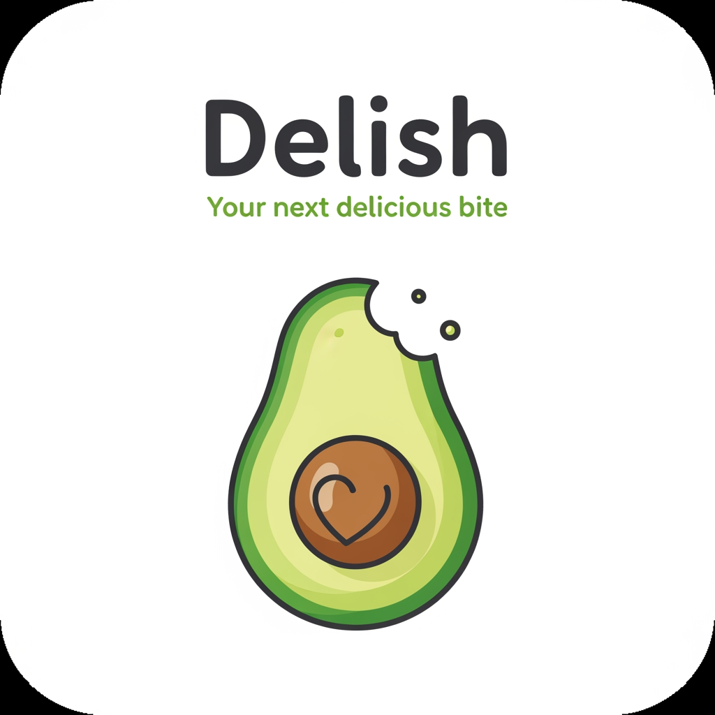 AI Design for food app logo design