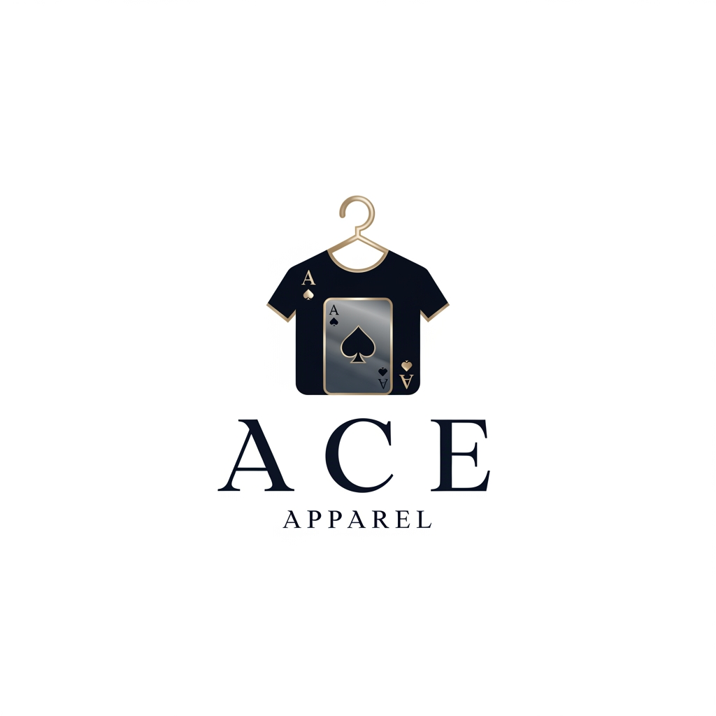 AI Design for ace apparel make an premium logo designs