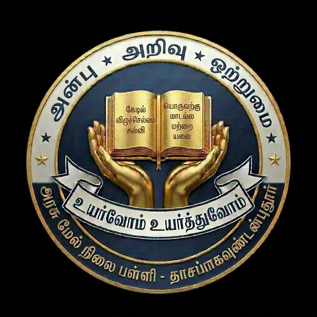 AI Design for in half circle replace by அரசு மேல் நிலை பள்ளி - தாசப்பகவுண்டன் புதூர்