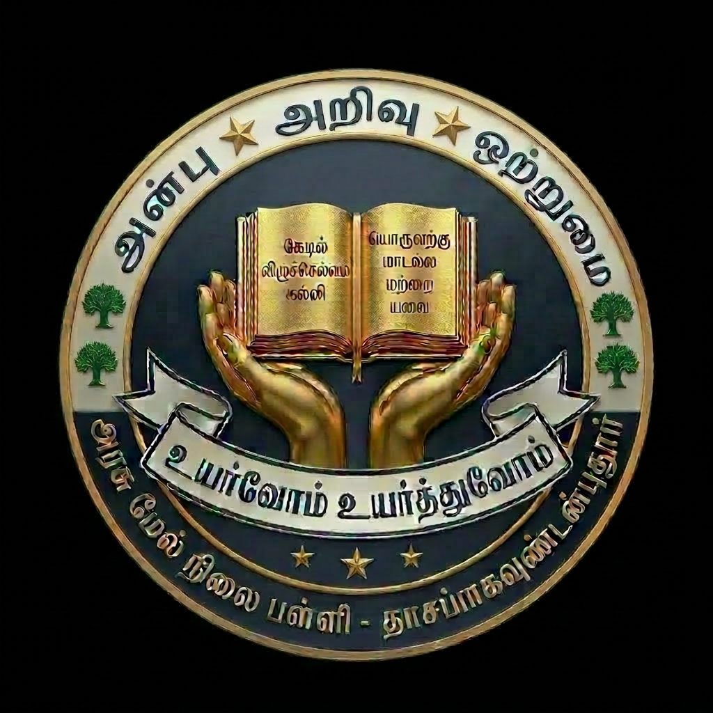 AI Design for put star in between words of the top half circle