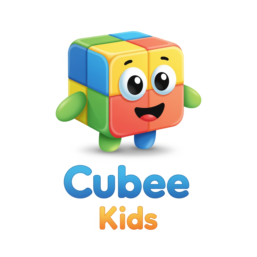 AI Design for create logo for cubee kids