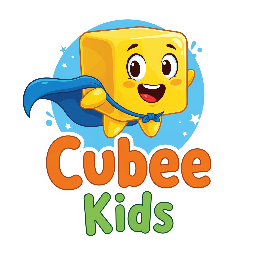 AI Design for create logo for cubee kids