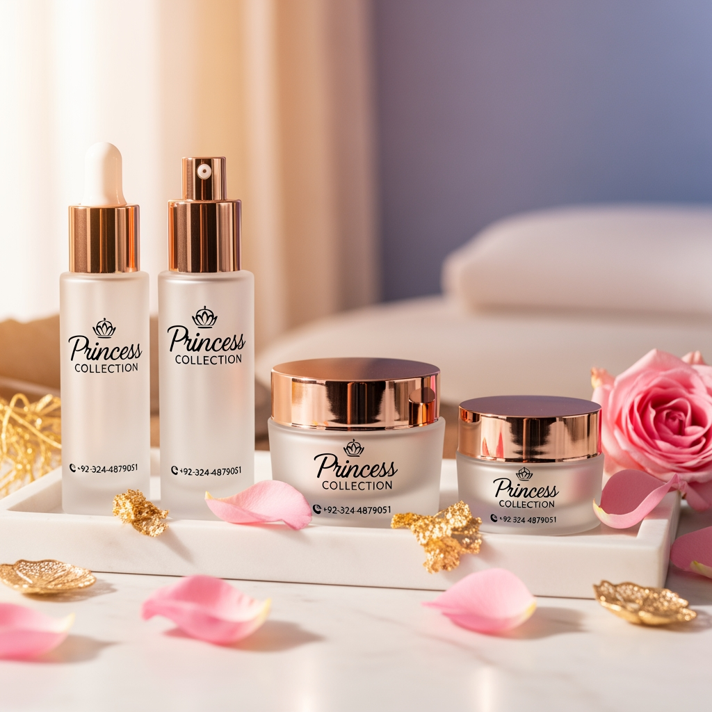 AI Design for princess collection skin care +92-324-4879051
