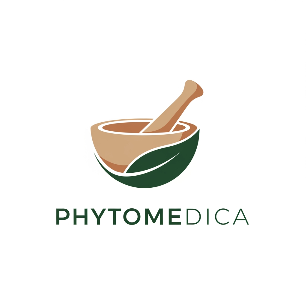 AI Design for I want to create a logo for my brand Phytomedica which is a supplement brand of nutrition herbs and functional foods