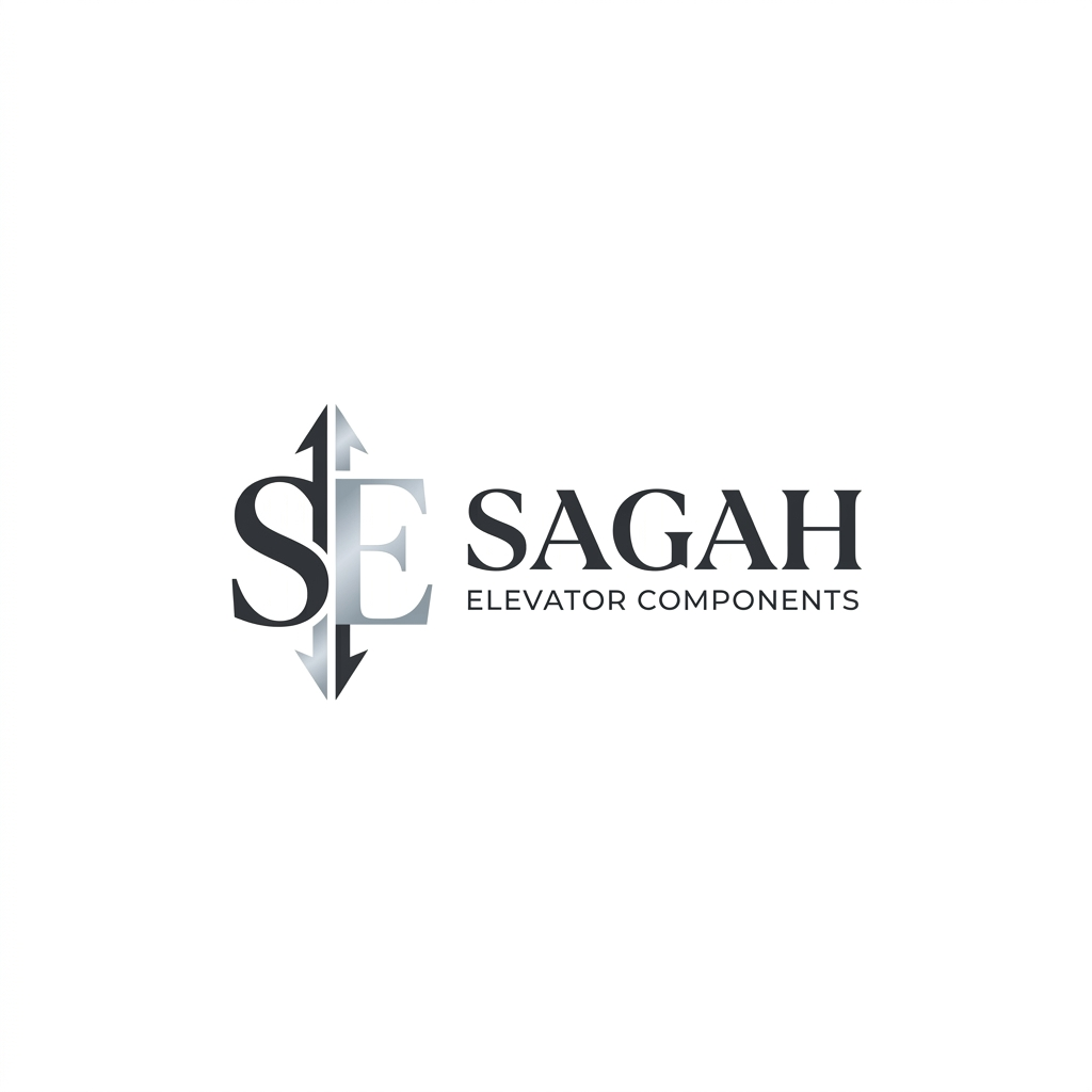 AI Design for iske font m kuch attractive krsakste h ? i want uniqueness  ?  make logo icon with s and e which describe sagah elevator please update this more no i want simple and professional way no
