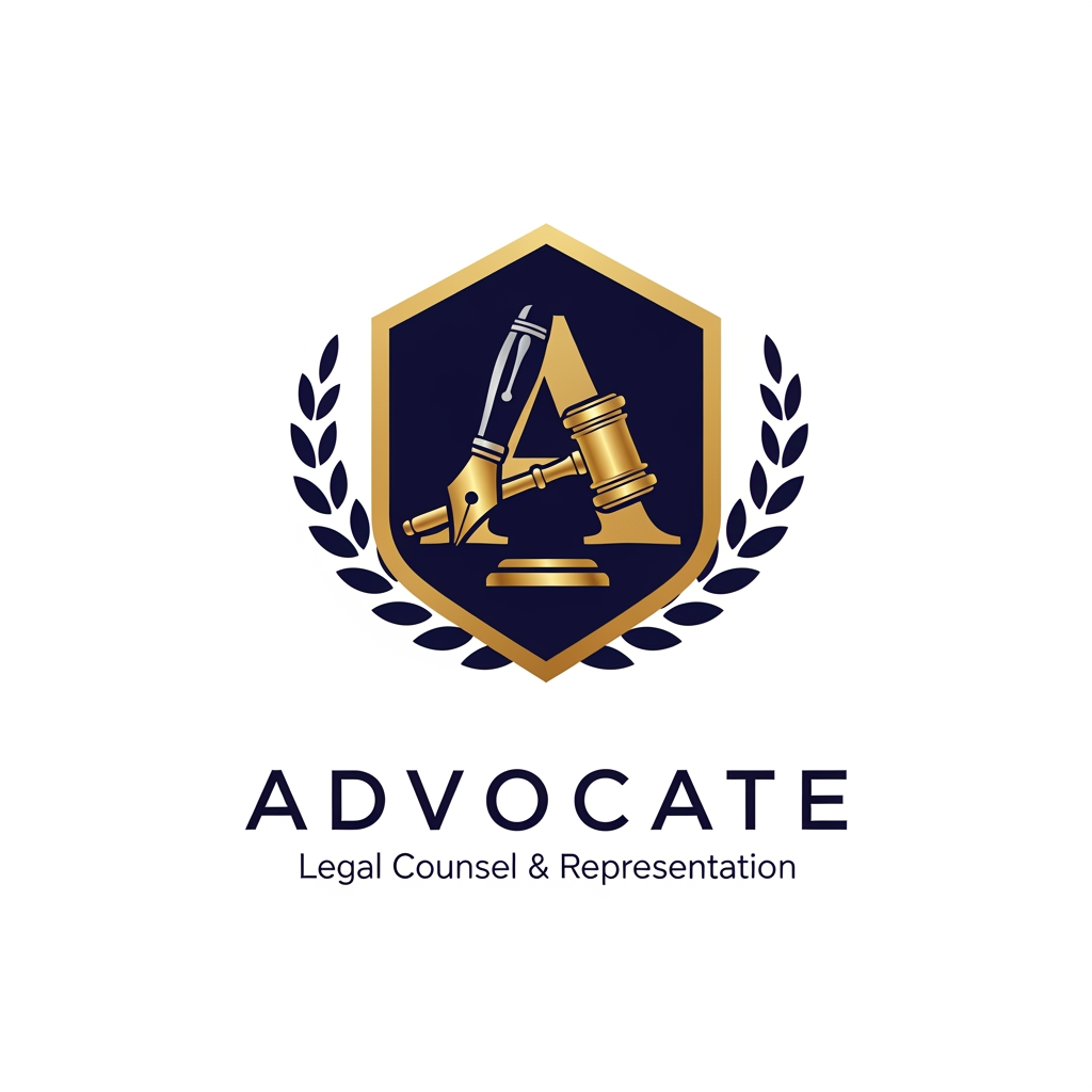 AI Design for Make a advocate sign logo