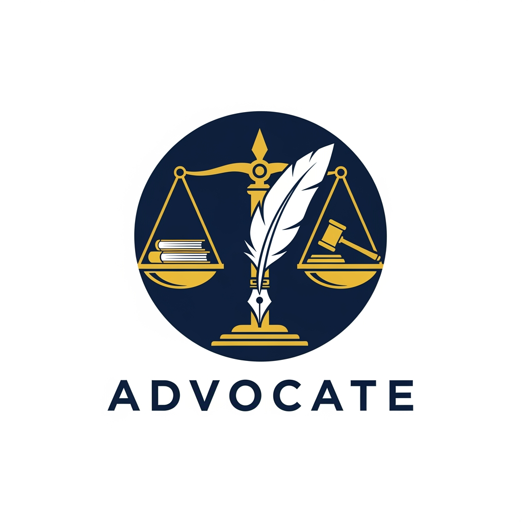 AI Design for Make a advocate sign logo