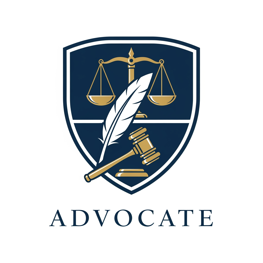 AI Design for Make a advocate sign logo