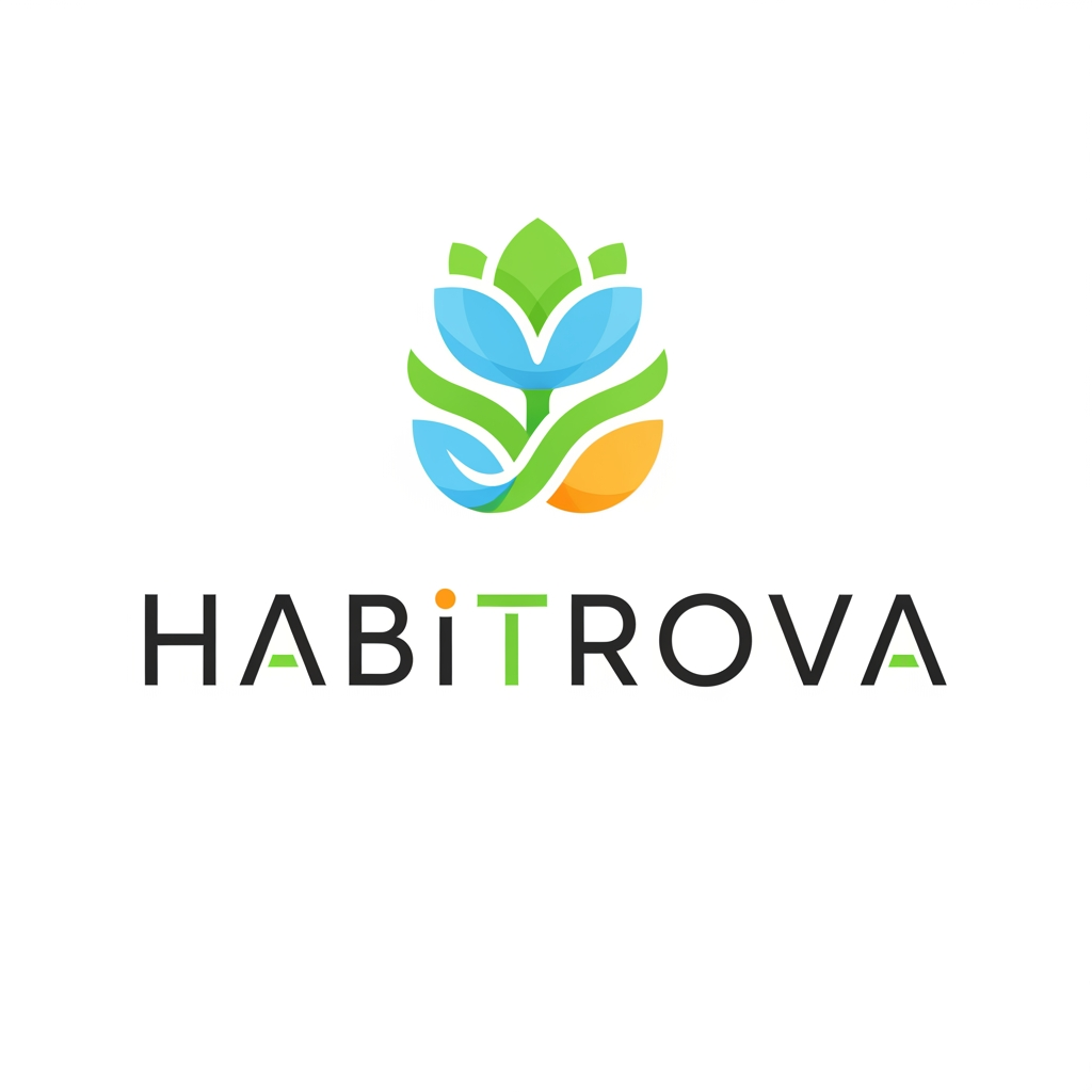 AI Design for Habitrova application ka logo create karna hai