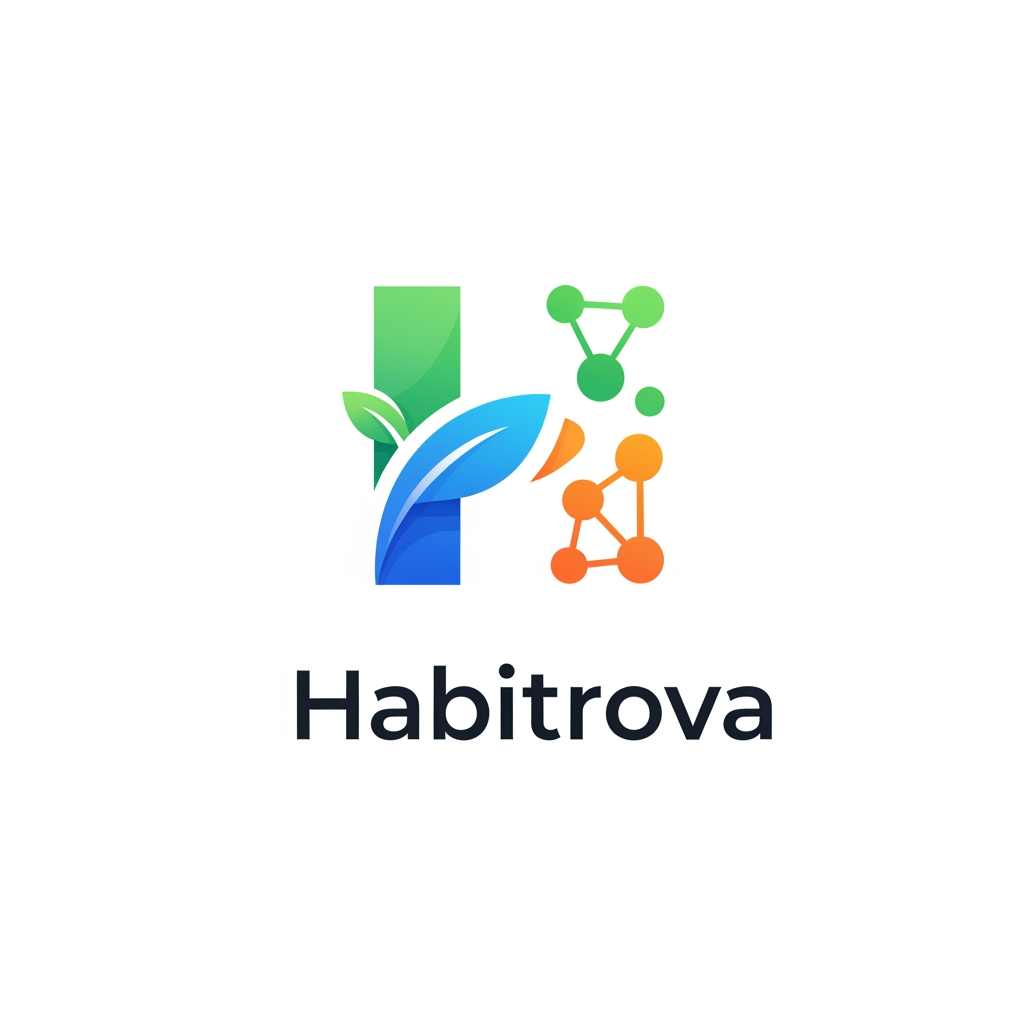 AI Design for Habitrova application ka logo create karna hai