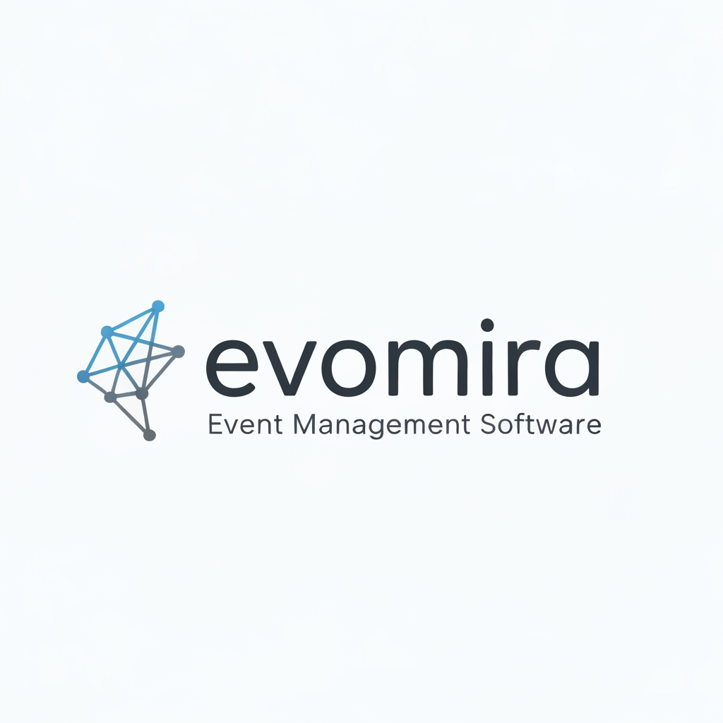 AI Design for my product name is Evomira which is based on event management software, i want logo for thta which is more creative and unique