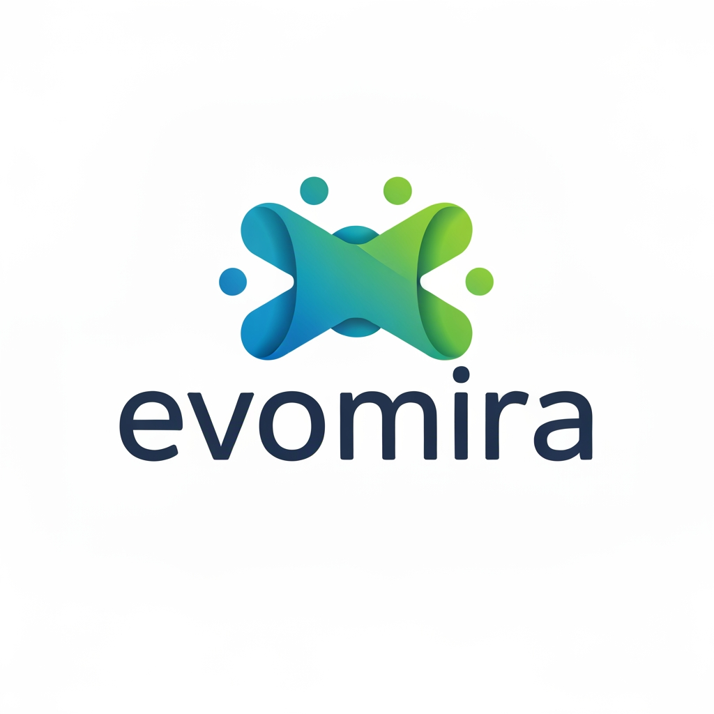 AI Design for my product name is Evomira which is based on event management software, i want logo for thta which is more creative and unique with relative