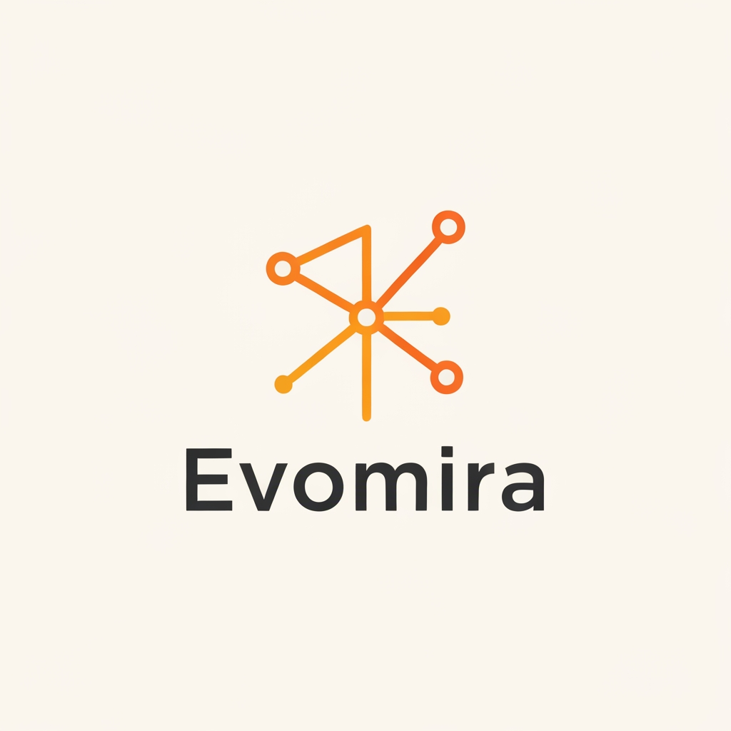 AI Design for my product name is Evomira which is based on event management software, i want logo for thta which is more creative and unique with relative