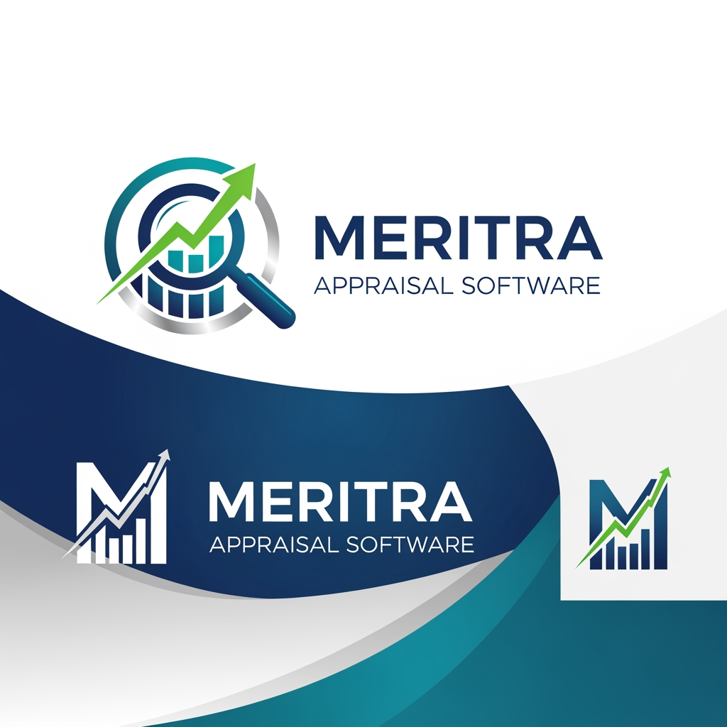AI Design for need more logo varient for Meritra which is for appraisal software, need more creative