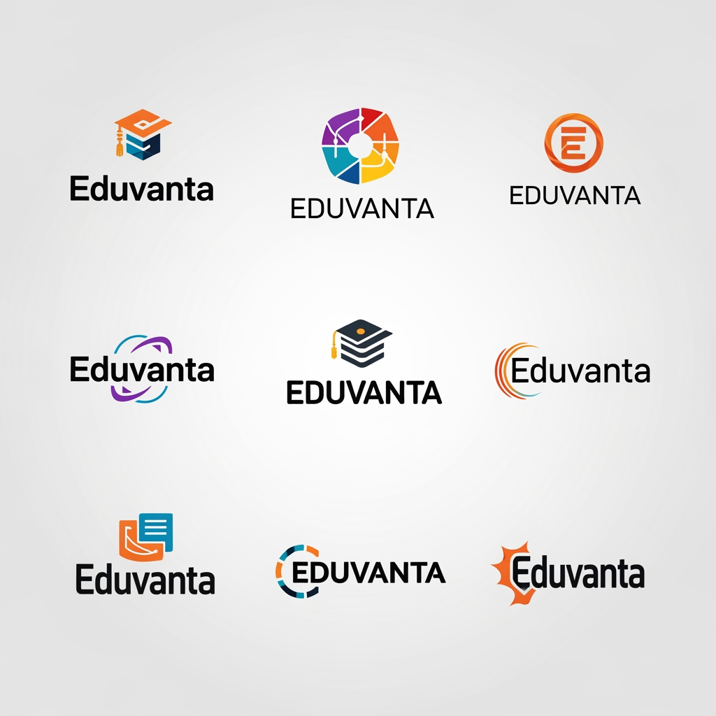 AI Design for need more logo varient for Eduvanta which is for Learning management system software, need more creative