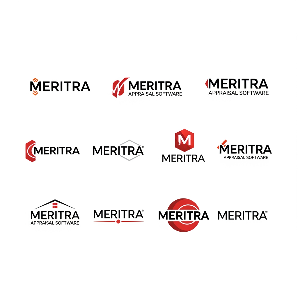 AI Design for need more logo varient for Meritra which is for appraisal software, need more creative
