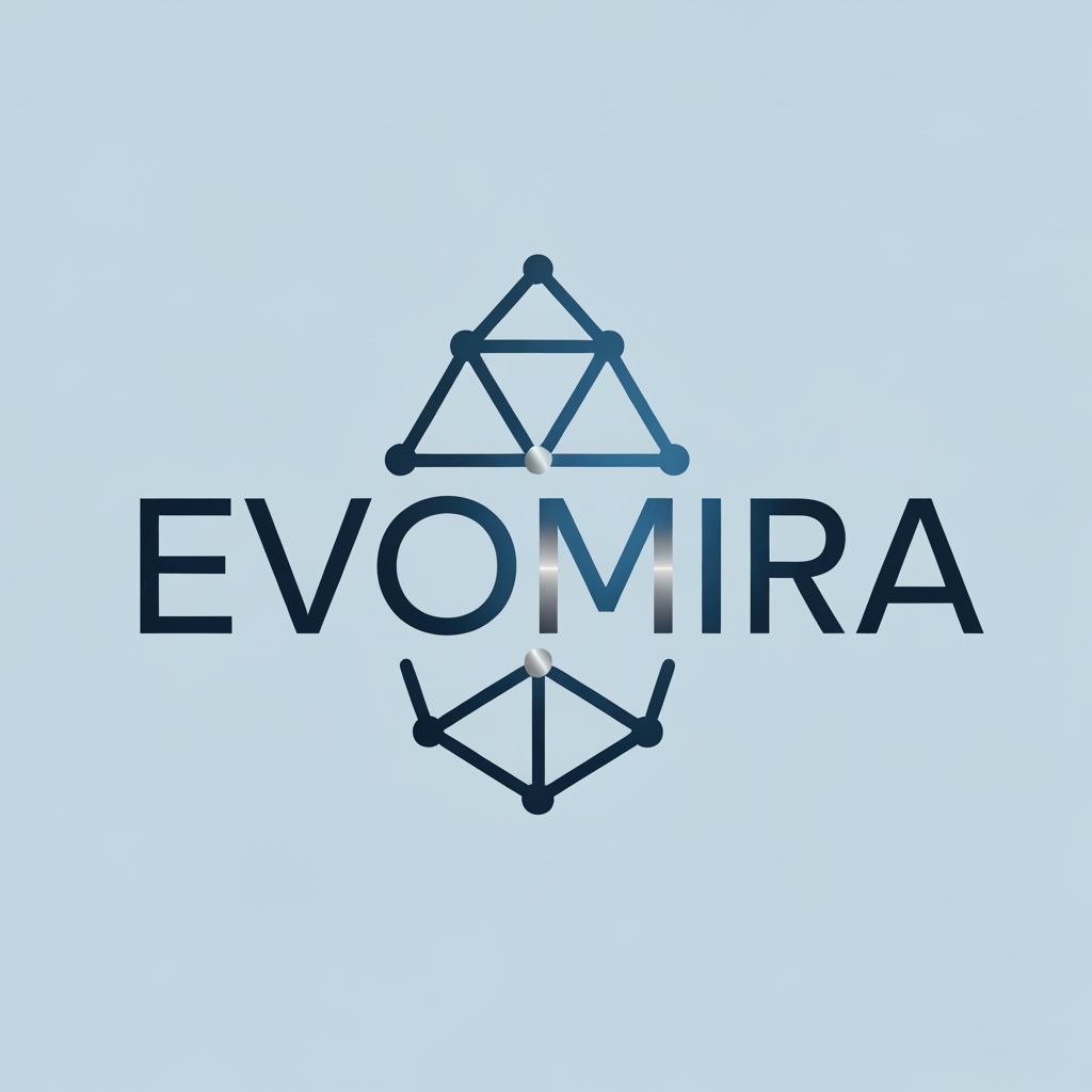 AI Design for my product name is Evomira which is based on event management software, i want logo for thta which is more creative and unique with relative