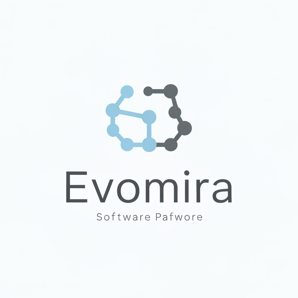 AI Design for my product name is Evomira which is based on event management software, i want logo for thta which is more creative and unique with relative