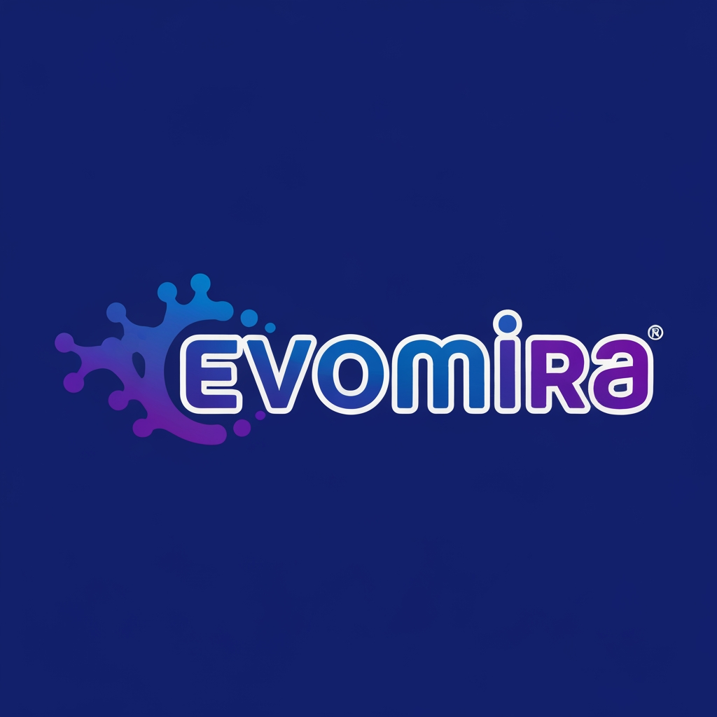 AI Design for my product name is Evomira which is based on event management software, i want logo for thta which is more creative and unique