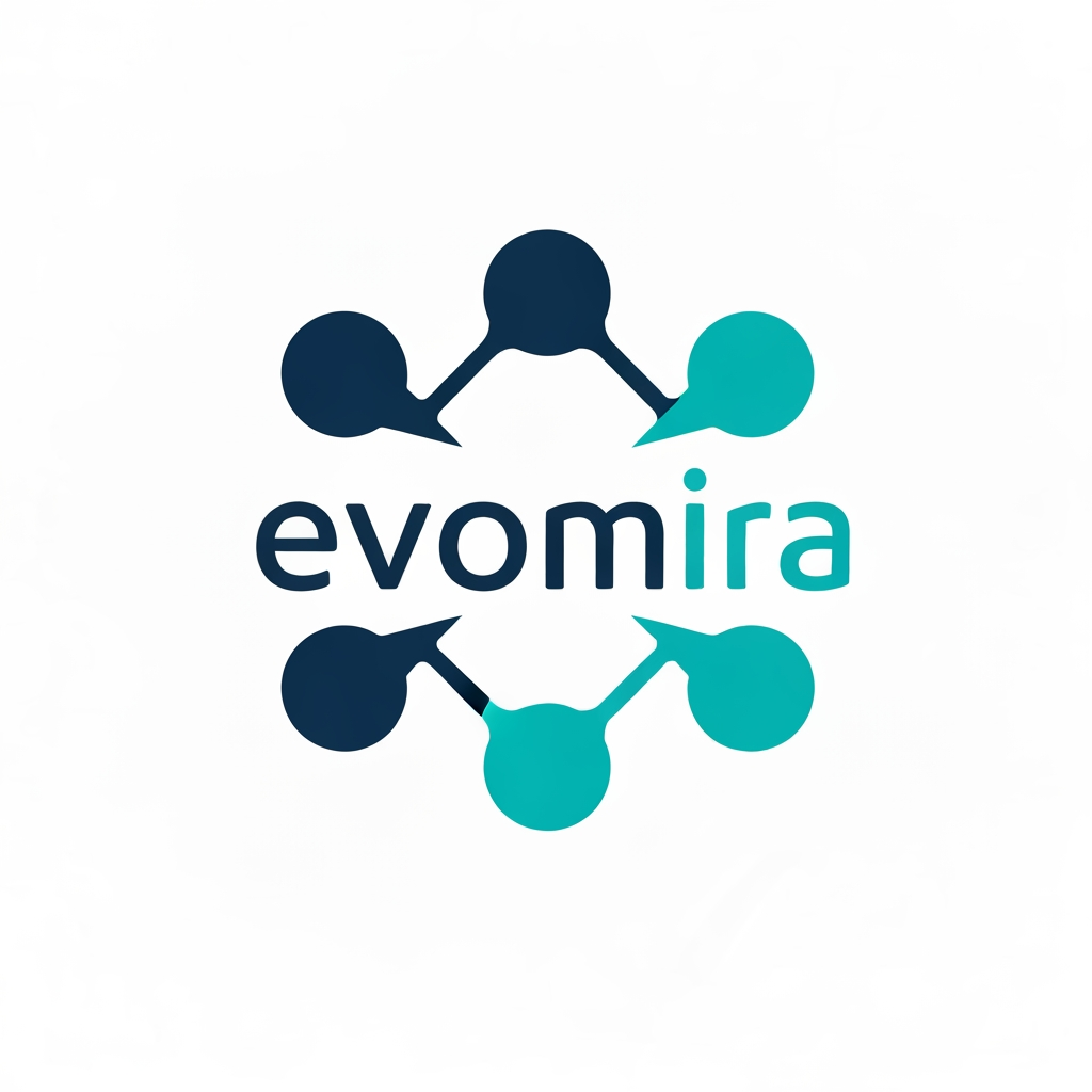 AI Design for my product name is Evomira which is based on event management software, i want logo for thta which is more creative and unique