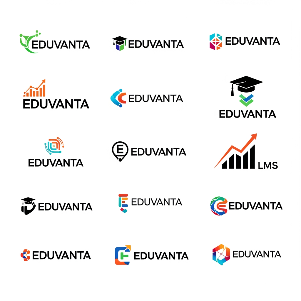 AI Design for need more logo varient for Eduvanta which is for Learning management system software, need more creative