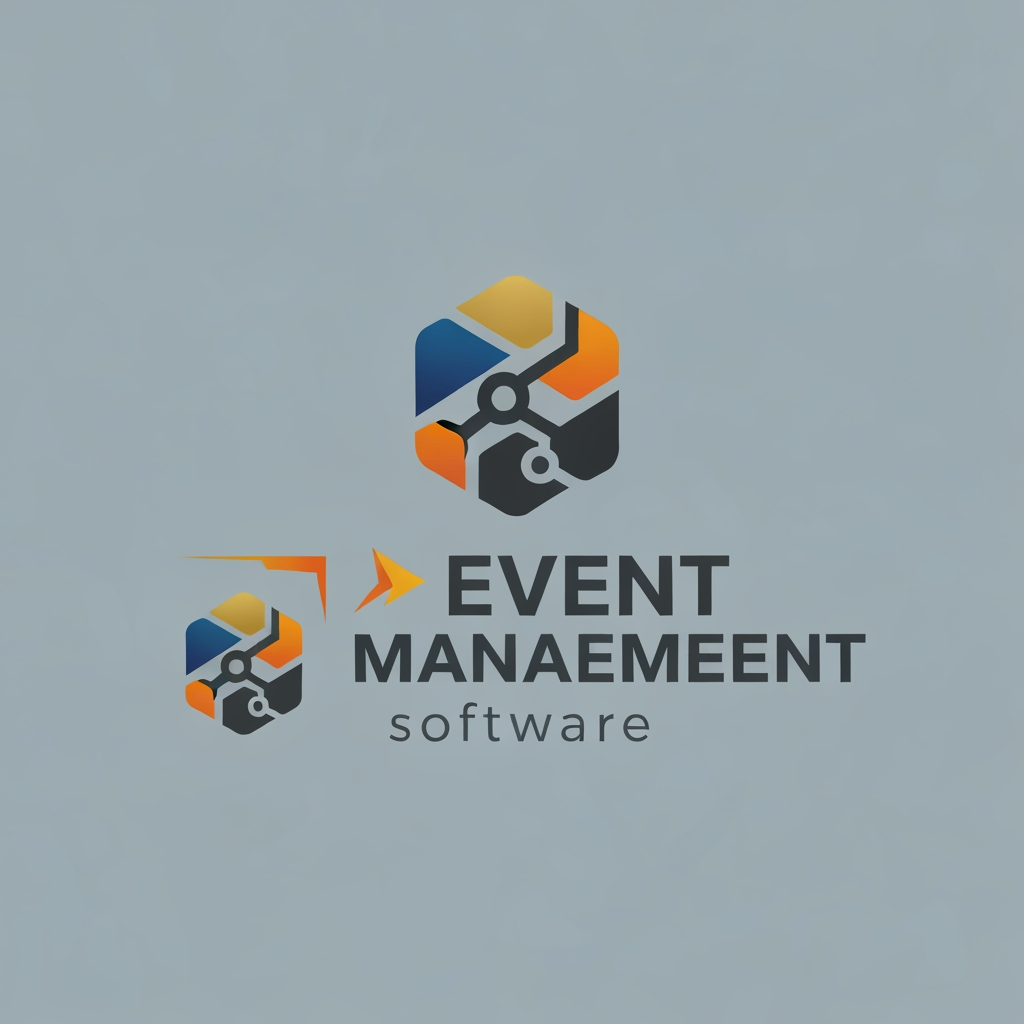 AI Design for i want logo for event management software